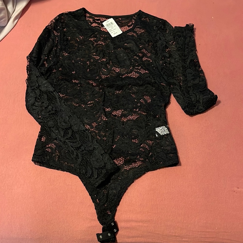 Windsor long sleeve lace shirt